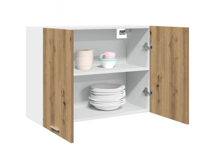 Sonata H Висящ шкаф Lyon, дъб Artisan, 80x31x60 см, инженерно дърво