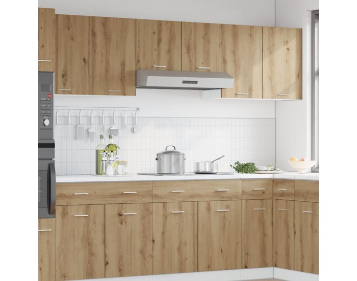 Sonata H Висящ шкаф Lyon, дъб Artisan, 80x31x60 см, инженерно дърво