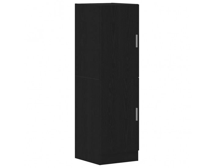 Sonata H Кухненски шкаф, черни, 38x41,5x131,5 см, инженерно дърво