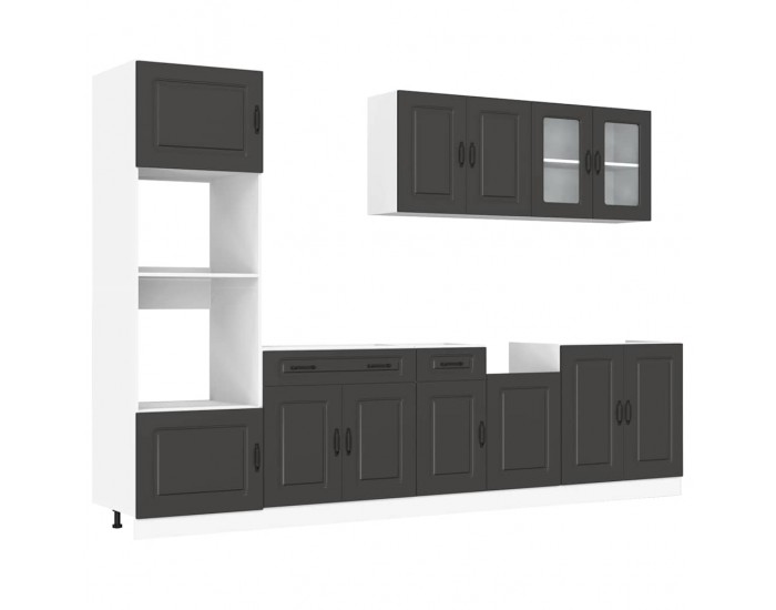 Sonata H Комплект кухненски шкафове от 7 части Kalmar, инженерно дърво