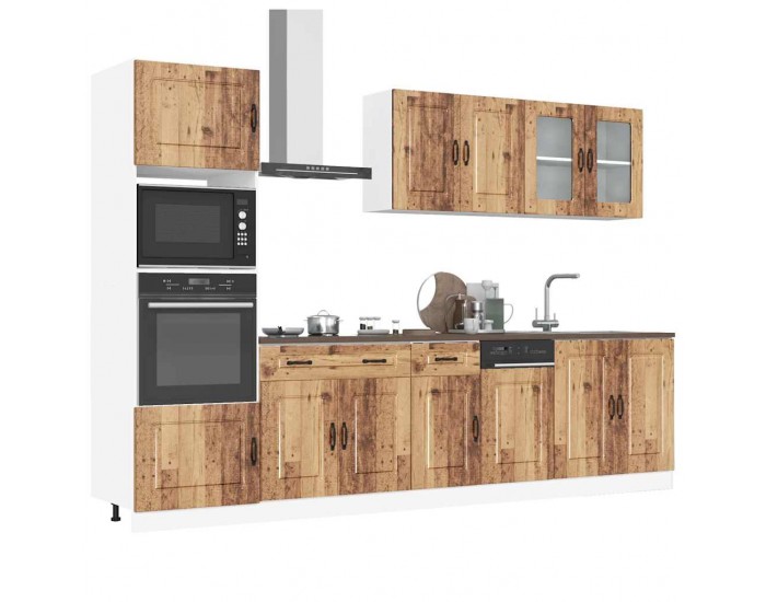 Sonata H Комплект кухненски шкафове от 7 части Kalmar, инженерно дърво