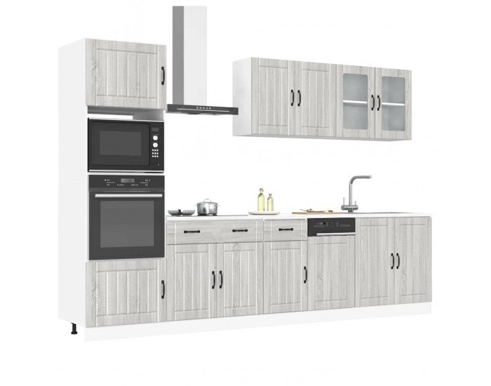 Sonata H Комплект кухненски шкафове от 7 части Kalmar, инженерно дърво