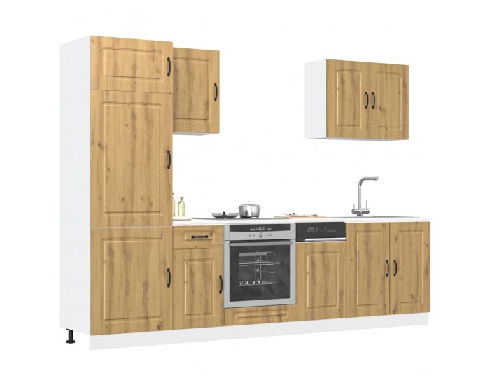 Sonata H Комплект кухненски шкафове от 7 части Kalmar, инженерно дърво