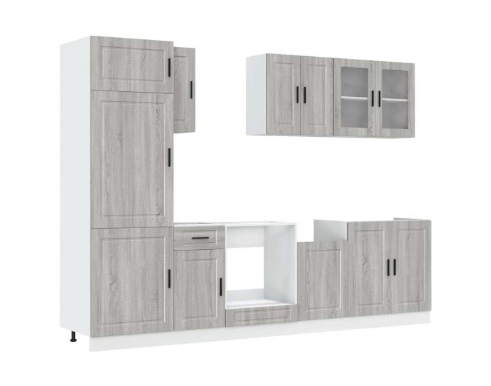 Sonata H Комплект кухненски шкафове от 8 части Kalmar, инженерно дърво