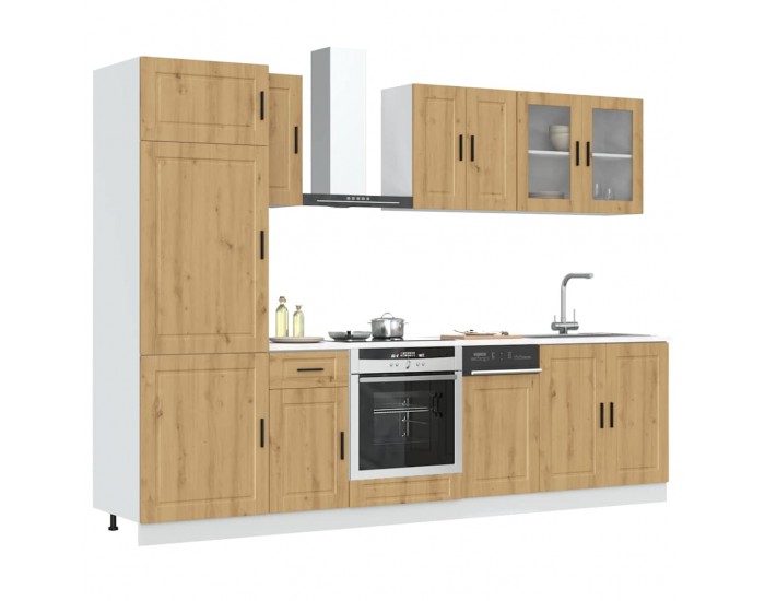 Sonata H Комплект кухненски шкафове от 8 части Kalmar, инженерно дърво