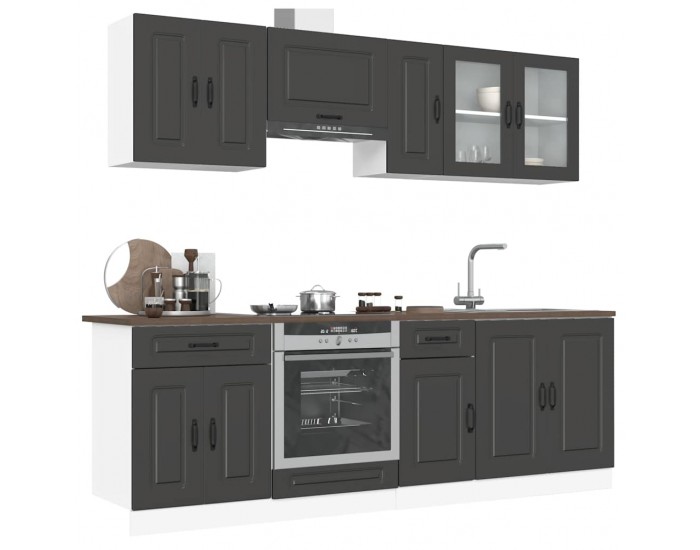 Sonata H Комплект кухненски шкафове от 8 части Kalmar, инженерно дърво