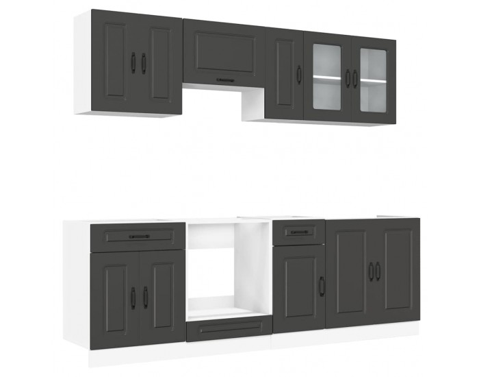 Sonata H Комплект кухненски шкафове от 8 части Kalmar, инженерно дърво