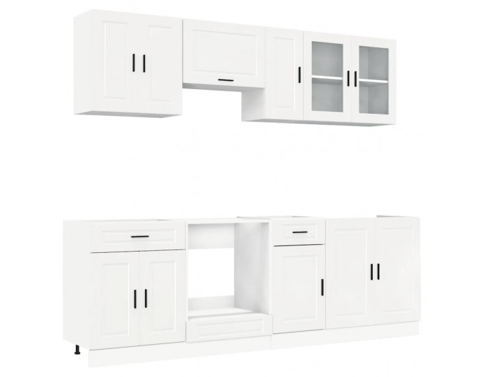 Sonata H Комплект кухненски шкафове от 8 части Kalmar, инженерно дърво