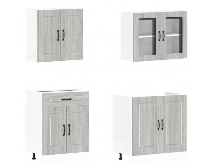 Sonata H Комплект кухненски шкафове от 4 части Kalmar, инженерно дърво