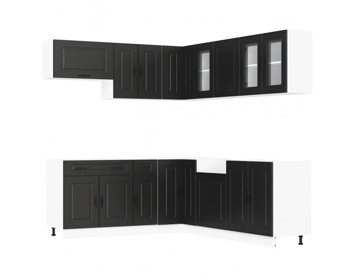 Sonata H Комплект кухненски шкафове от 11 части Kalmar, инженерно дърво