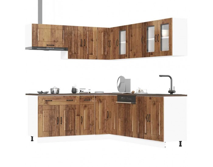 Sonata H Комплект кухненски шкафове от 11 части Kalmar, инженерно дърво