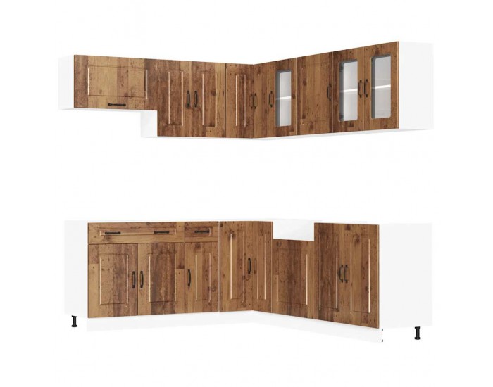 Sonata H Комплект кухненски шкафове от 11 части Kalmar, инженерно дърво