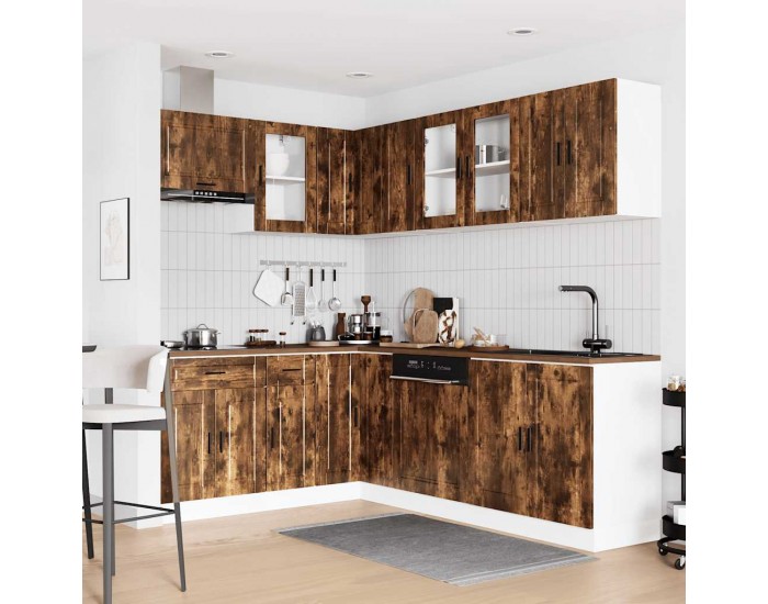 Sonata H Комплект кухненски шкафове от 11 части Porto, инженерно дърво