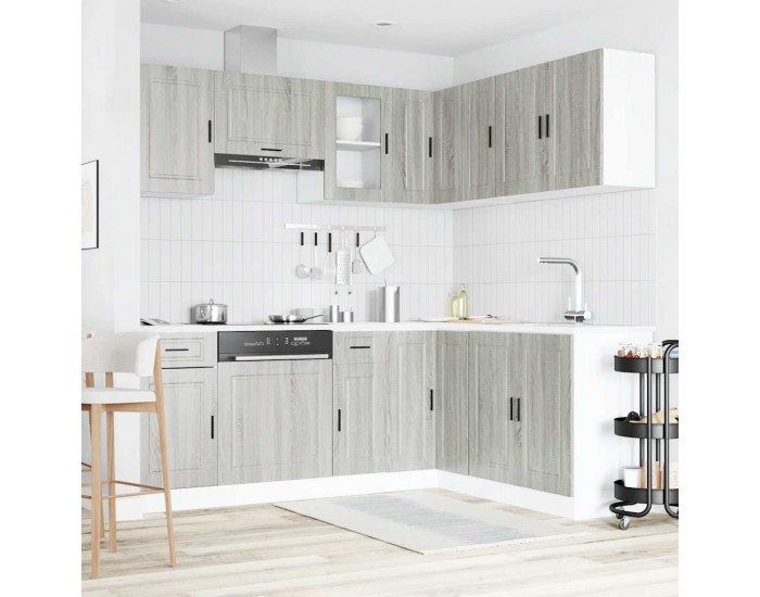 Sonata H Комплект кухненски шкафове от 11 части Porto, инженерно дърво