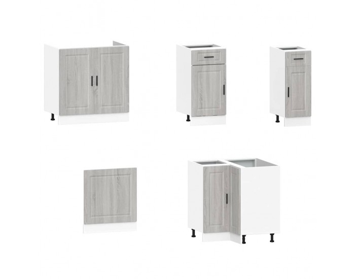 Sonata H Комплект кухненски шкафове от 11 части Porto, инженерно дърво