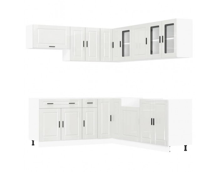 Sonata H Комплект кухненски шкафове от 11 части Porto, инженерно дърво