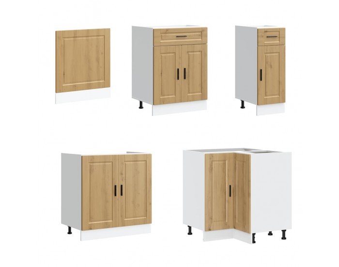 Sonata H Комплект кухненски шкафове от 11 части Porto, инженерно дърво