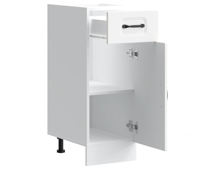 Sonata H Кухненски шкаф, Kalmar, бял, инженерно дърво