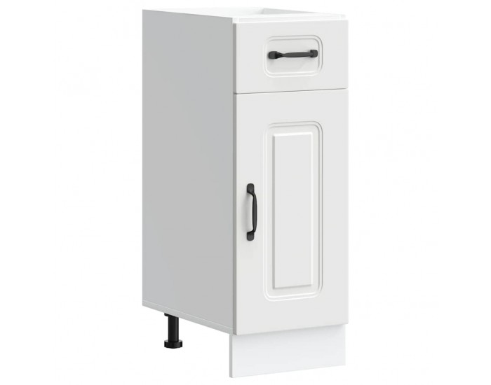 Sonata H Кухненски шкаф, Kalmar, бял, инженерно дърво