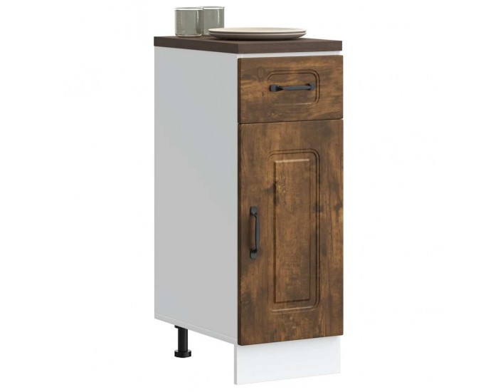 Sonata H Кухненски шкаф, Kalmar, опушен дъб, инженерно дърво