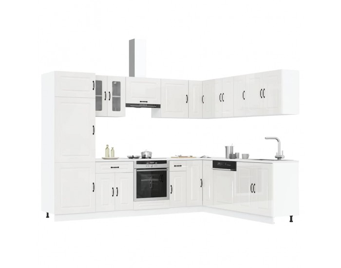 Sonata H Комплект кухненски шкафове от 14 части Kalmar, инженерно дърво