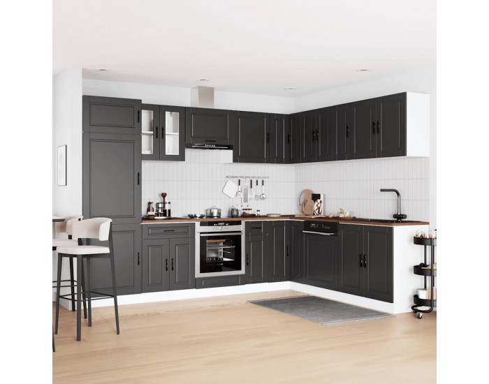 Sonata H Комплект кухненски шкафове от 14 части Porto, инженерно дърво