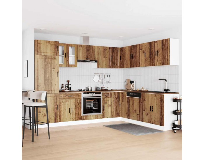 Sonata H Комплект кухненски шкафове от 14 части Porto, инженерно дърво