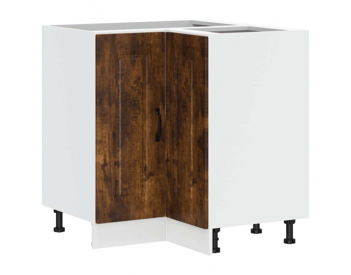 Sonata H Кухненски ъглов шкаф, Kalmar, опушен дъб, инженерно дърво