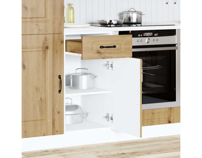 Sonata H Кухненски шкаф, Kalmar, дъб артизан, инженерно дърво