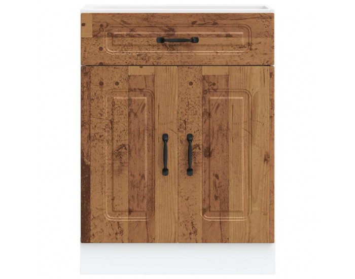 Sonata H Кухненски шкаф, Kalmar, старо дърво, инженерно дърво