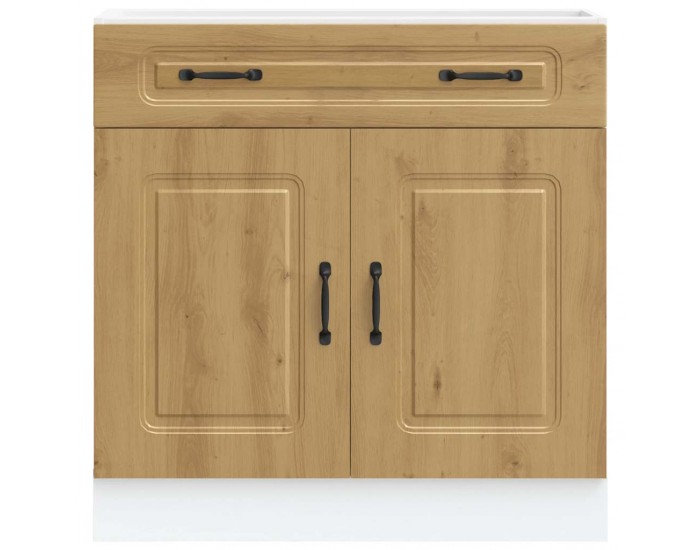 Sonata H Кухненски шкаф, Kalmar, дъб артизан, инженерно дърво