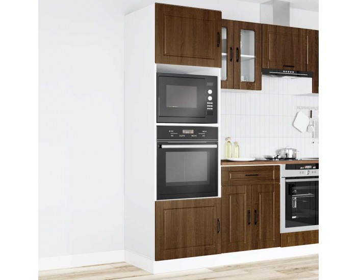 Sonata H Шкафове за фурна 2 бр Porto, кафяв дъб, инженерна дървесина