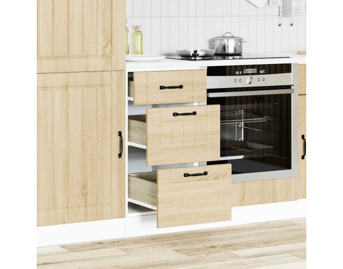 Sonata H Кухненски шкаф Lucca, дъб сонома, инженерно дърво