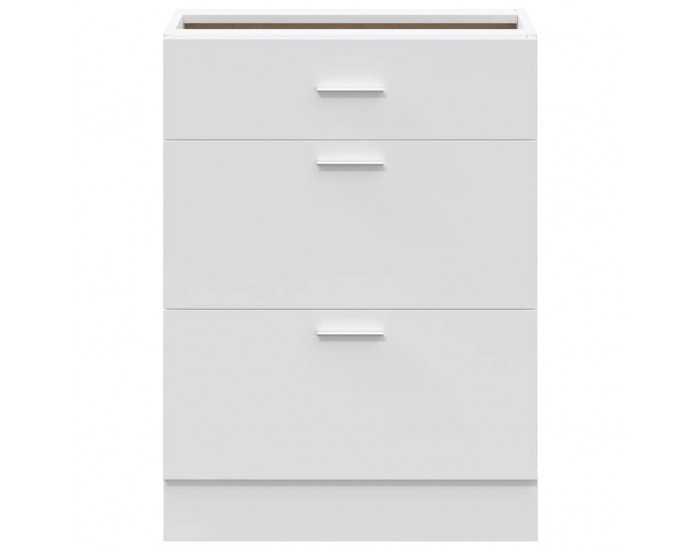 Sonata H Кухненски шкаф Lyon бял, инженерно дърво