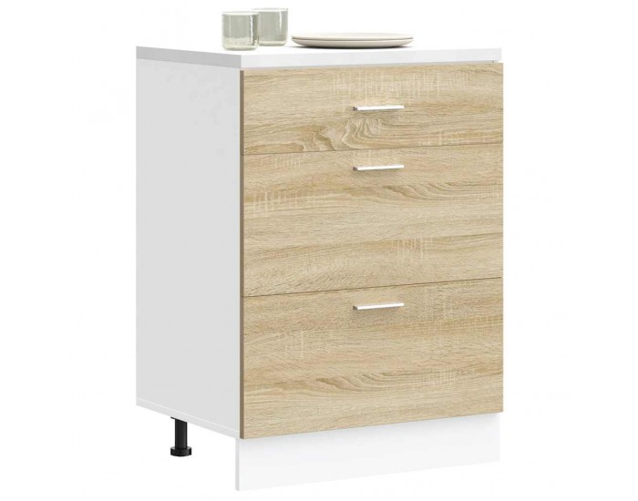 Sonata H Кухненски шкаф Lyon от дъб сонома, инженерно дърво