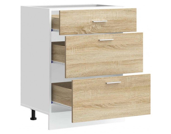 Sonata H Кухненски шкаф Lyon от дъб сонома, инженерно дърво