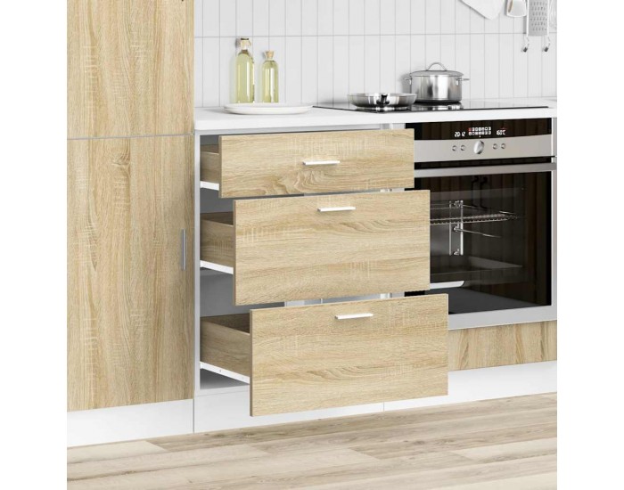 Sonata H Кухненски шкаф Lyon от дъб сонома, инженерно дърво