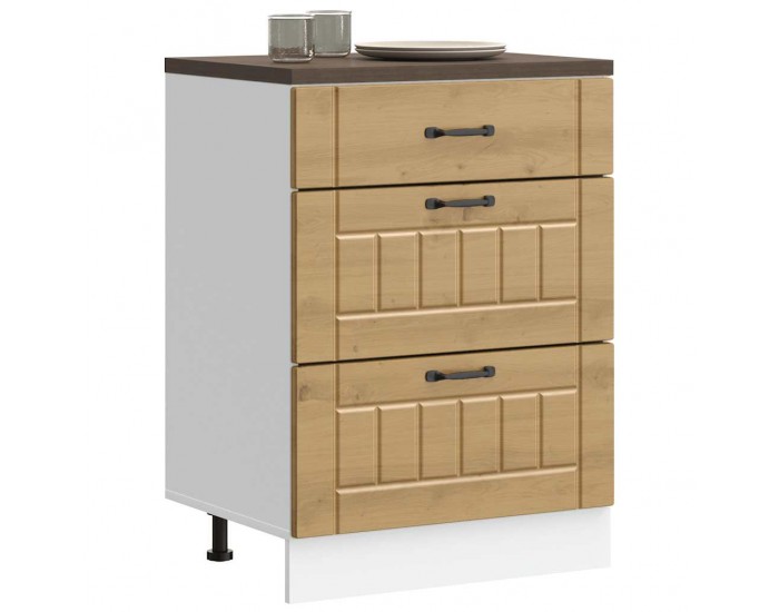 Sonata H Кухненски шкаф Lucca, дъб артизан, инженерно дърво