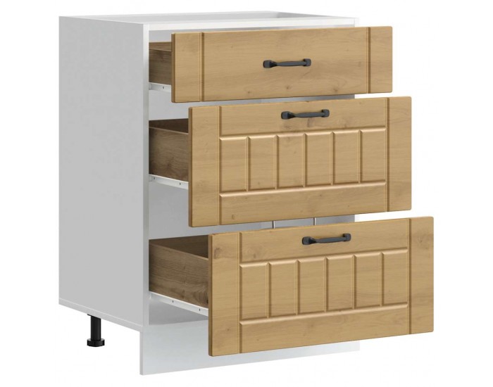 Sonata H Кухненски шкаф Lucca, дъб артизан, инженерно дърво