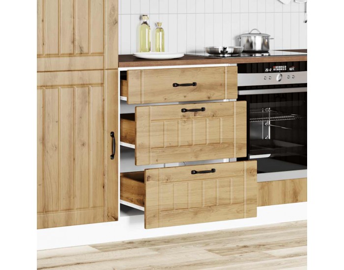 Sonata H Кухненски шкаф Lucca, дъб артизан, инженерно дърво