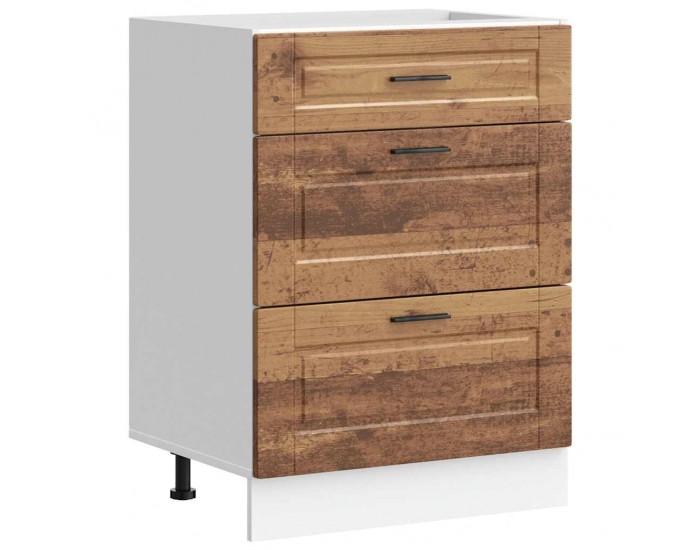 Sonata H Кухненски шкаф Porto, старо дърво, инженерно дърво