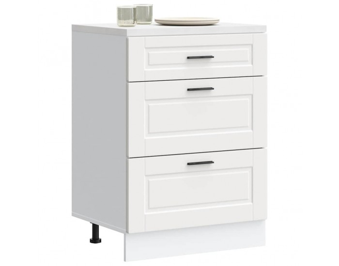 Sonata H Кухненски шкаф Porto Бяла инженерна дървесина