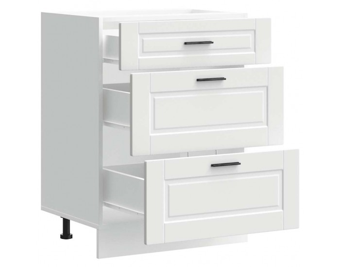 Sonata H Кухненски шкаф Porto Бяла инженерна дървесина