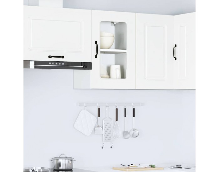 Sonata H Кухненски стенен шкаф с стъклена врата, Kalmar, инженерно дърво