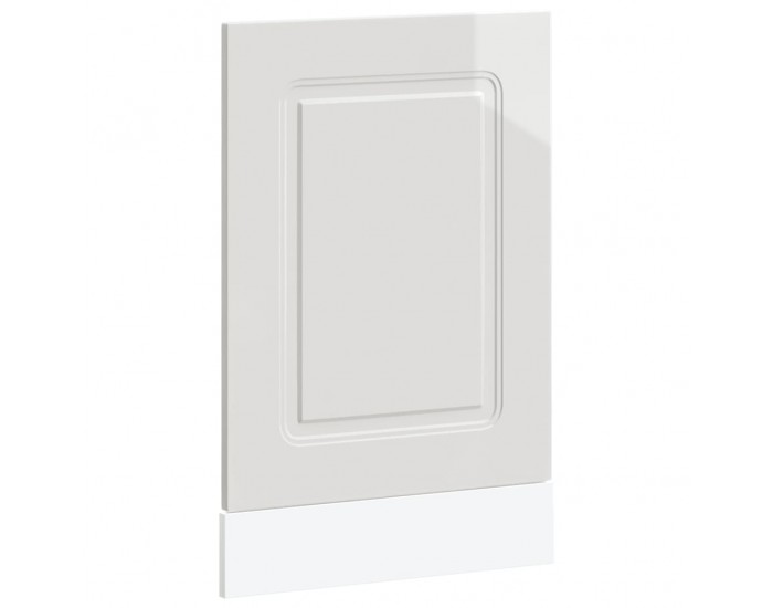 Sonata H Панел за съдомиялна машина, Kalmar, бял гланц, инженерно дърво