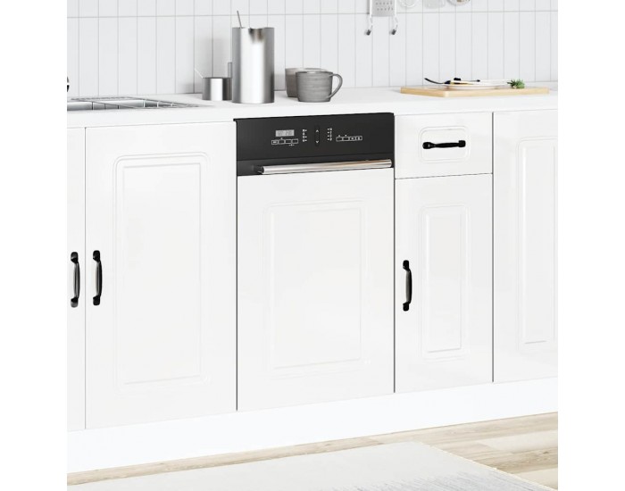 Sonata H Панел за съдомиялна машина, Kalmar, бял гланц, инженерно дърво