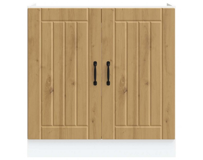 Sonata H Шкаф за мивка, Lucca, дъб артизан, инженерно дърво