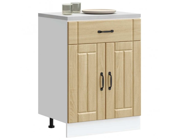 Sonata H Кухненски шкаф Lucca, дъб сонома, инженерно дърво