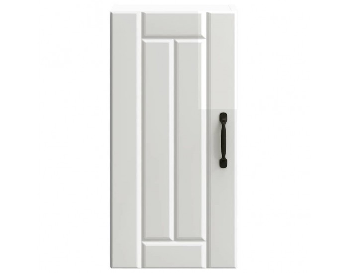 Sonata H Кухненски стенен шкаф Lucca, бял гланц, инженерно дърво