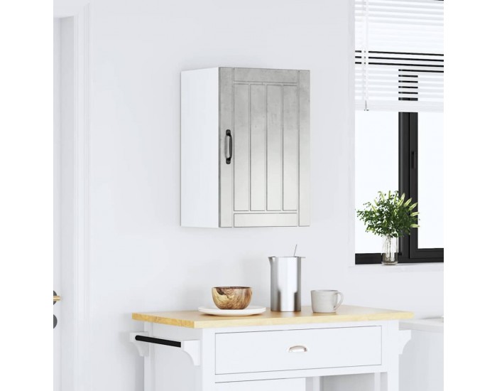 Sonata H Кухненски стенен шкаф Lucca, бетонно сив, инженерно дърво